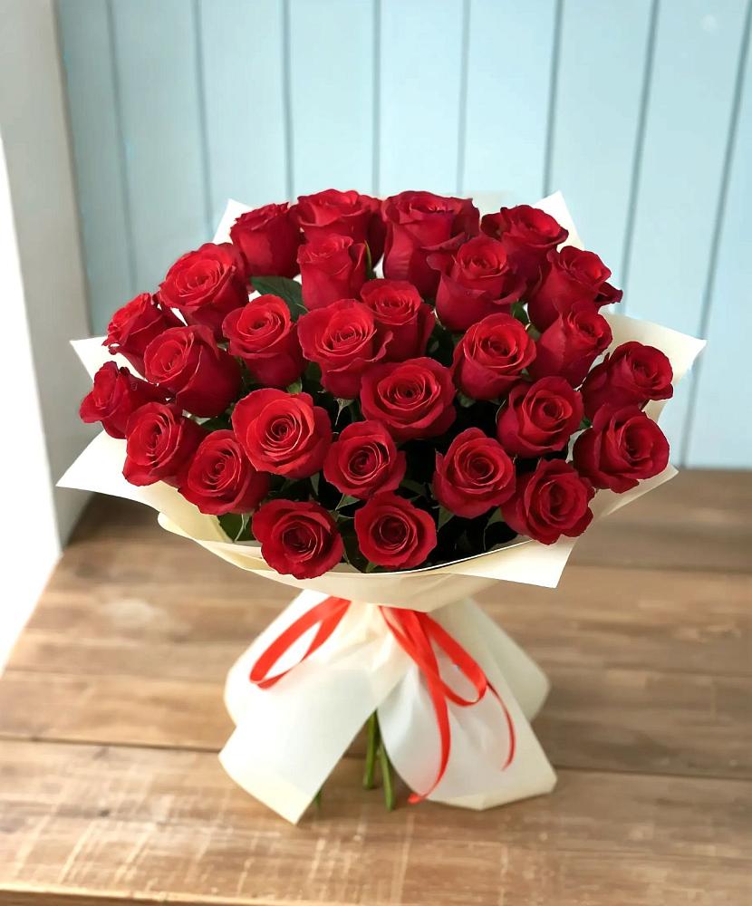 Букет 29 Красных роз в Языково