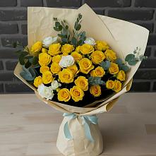 Букет цветов из:  Розы в Языково