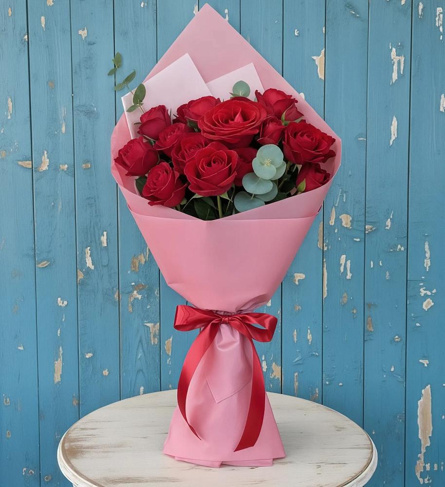 Букет цветов из: Розы в Языково