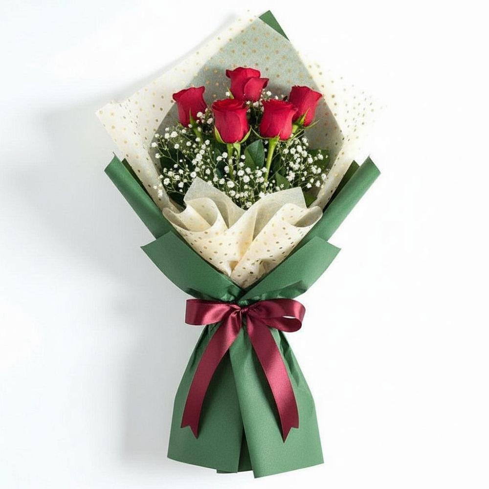 Букет цветов из: Розы в Языково