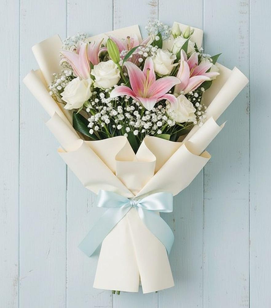 Букет цветов из: Лилии в Языково