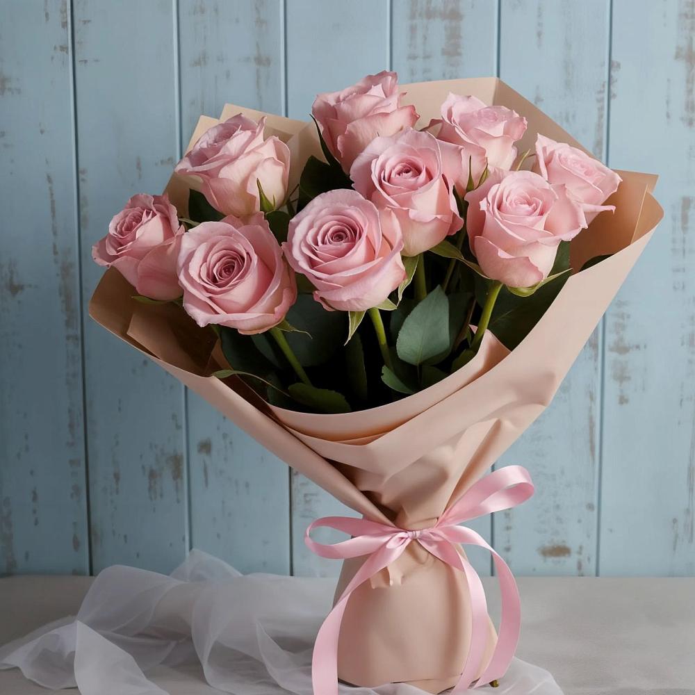 Букет цветов из: Розы в Языково