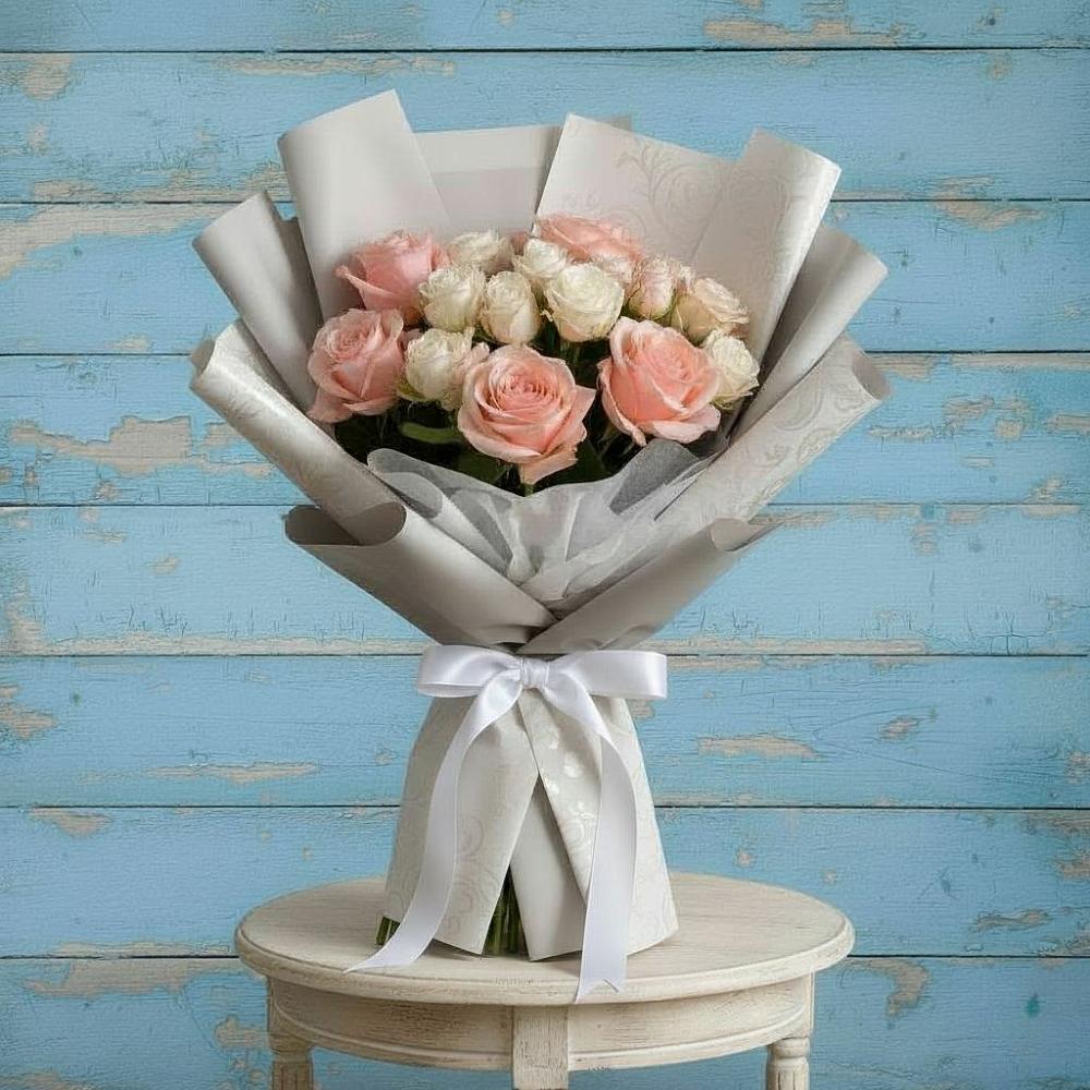 Букет цветов из: Розы в Языково