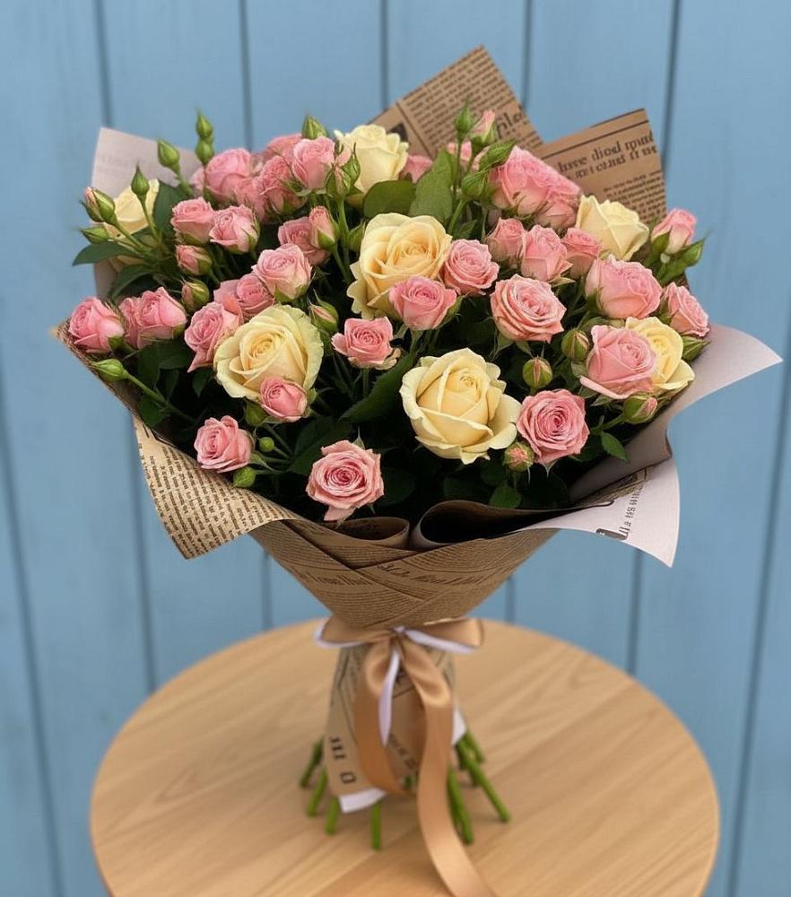 Букет цветов из: Розы в Языково