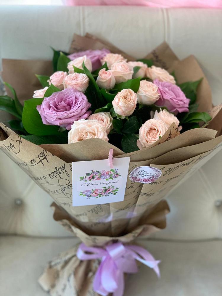 Букет цветов из: Розы в Языково