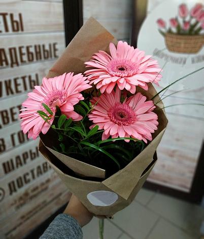 Букет цветов из: Герберы в Языково