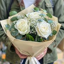 Букет цветов из:  Розы в Языково