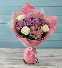 Букет цветов из:  Герберы в Языково