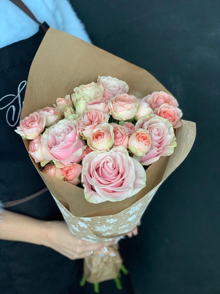 Букет цветов из: Хризантемы и Розы в Языково