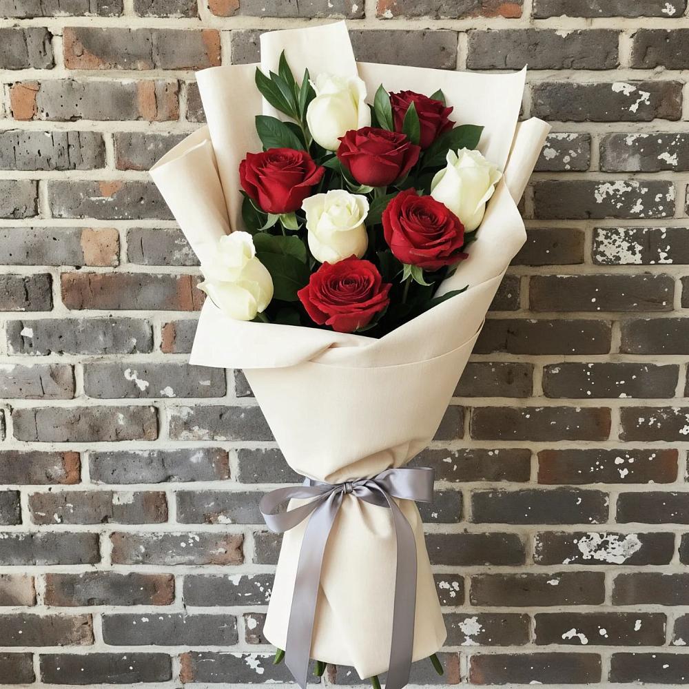 Букет цветов из: Розы в Языково