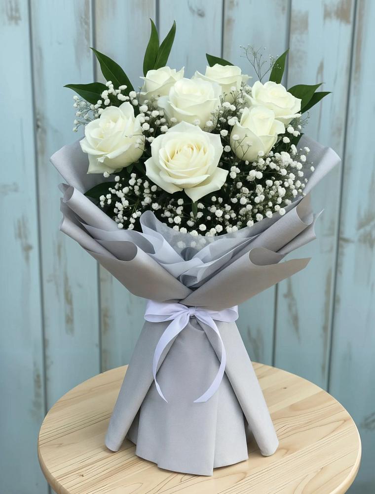 Букет цветов из: Розы в Языково