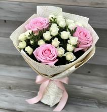 Букет цветов из:  Розы #REPLACE_PRED# Языково