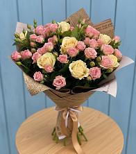 Букет цветов из:  Розы в Языково