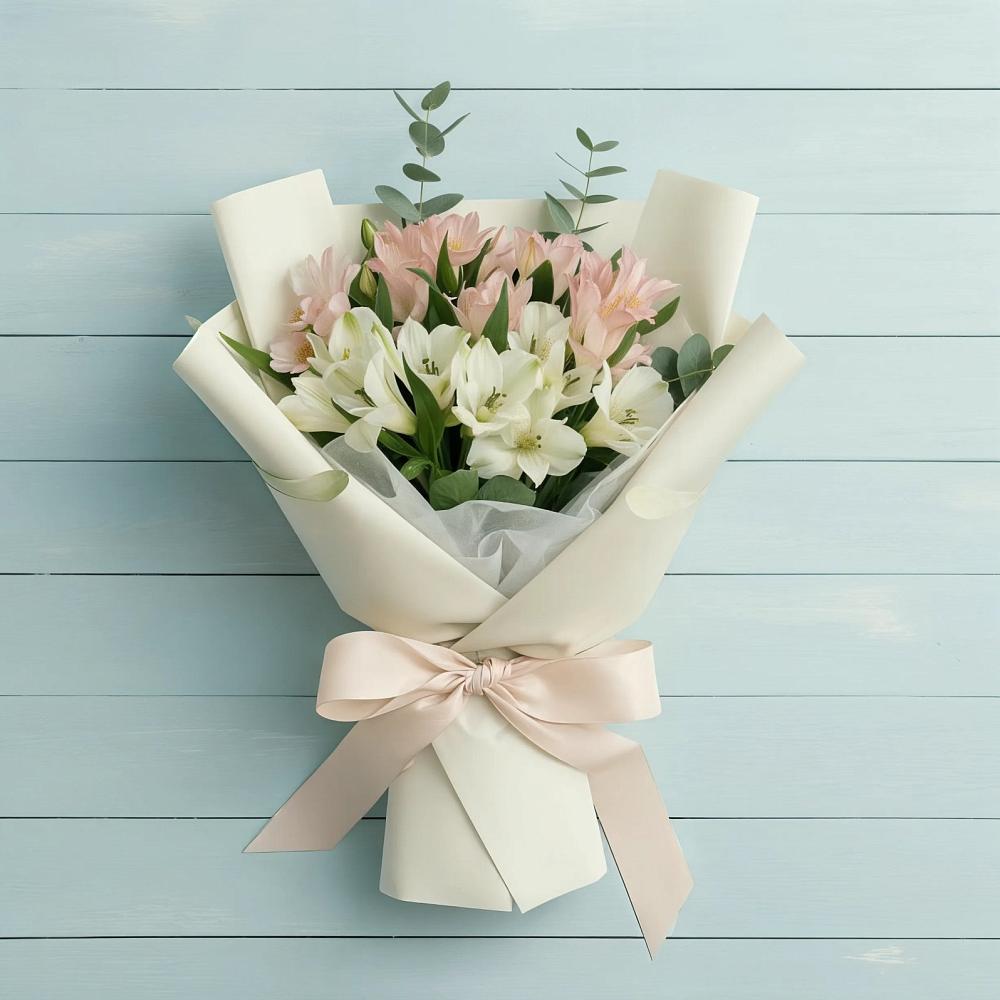 Букет цветов из: Альстромерии в Языково