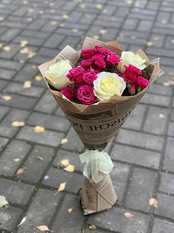 Букет цветов из: Розы в Языково