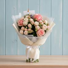 Букет цветов из:  Розы в Языково