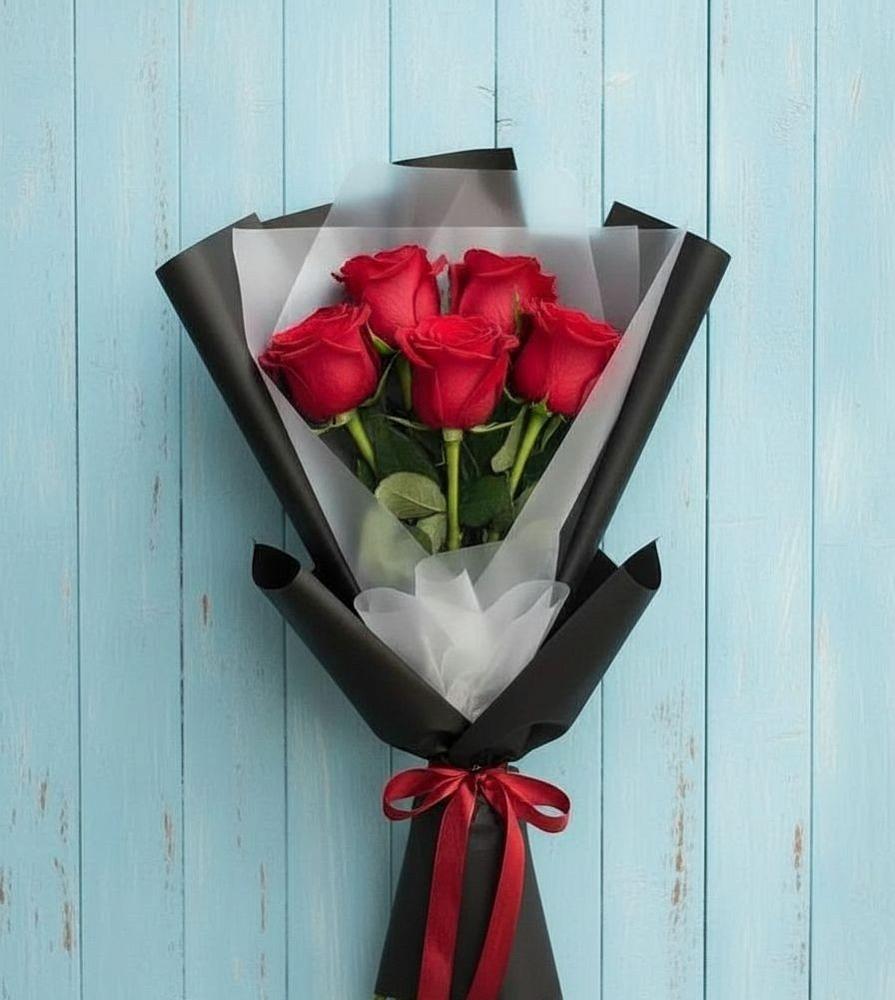 Букет цветов из: Розы в Языково