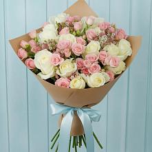 Букет цветов из:  Розы в Языково